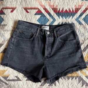 AGOLDE Parker Cutoff Denim Shorts (Crash) size 26